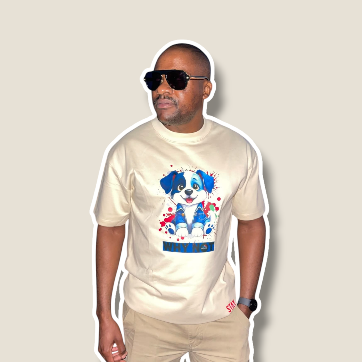 Puppy Graphic Streetwear T-Shirt